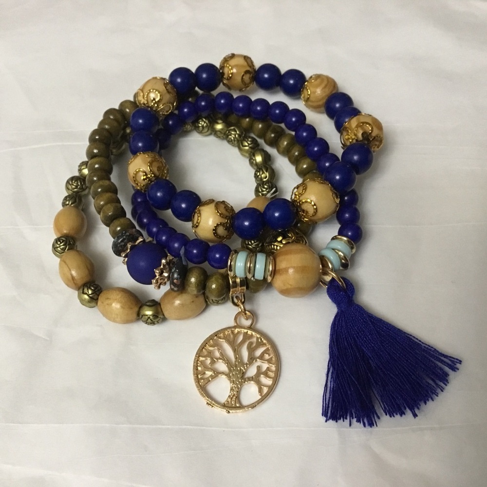 Boho Beaded Bracelet Set